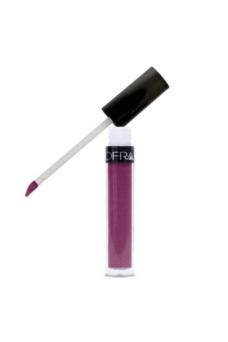 Ofra Long Lasting Liquid Lipstick - Bronx | Black Matte Lipstick for a True Black Color | 8g