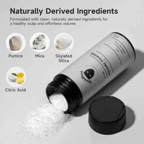 Texture Powder for Men, Easy to Apply - Instantly Adds Texture & Volume, All-Natural Ingredients, Strong Hold, Hair Powder for Men