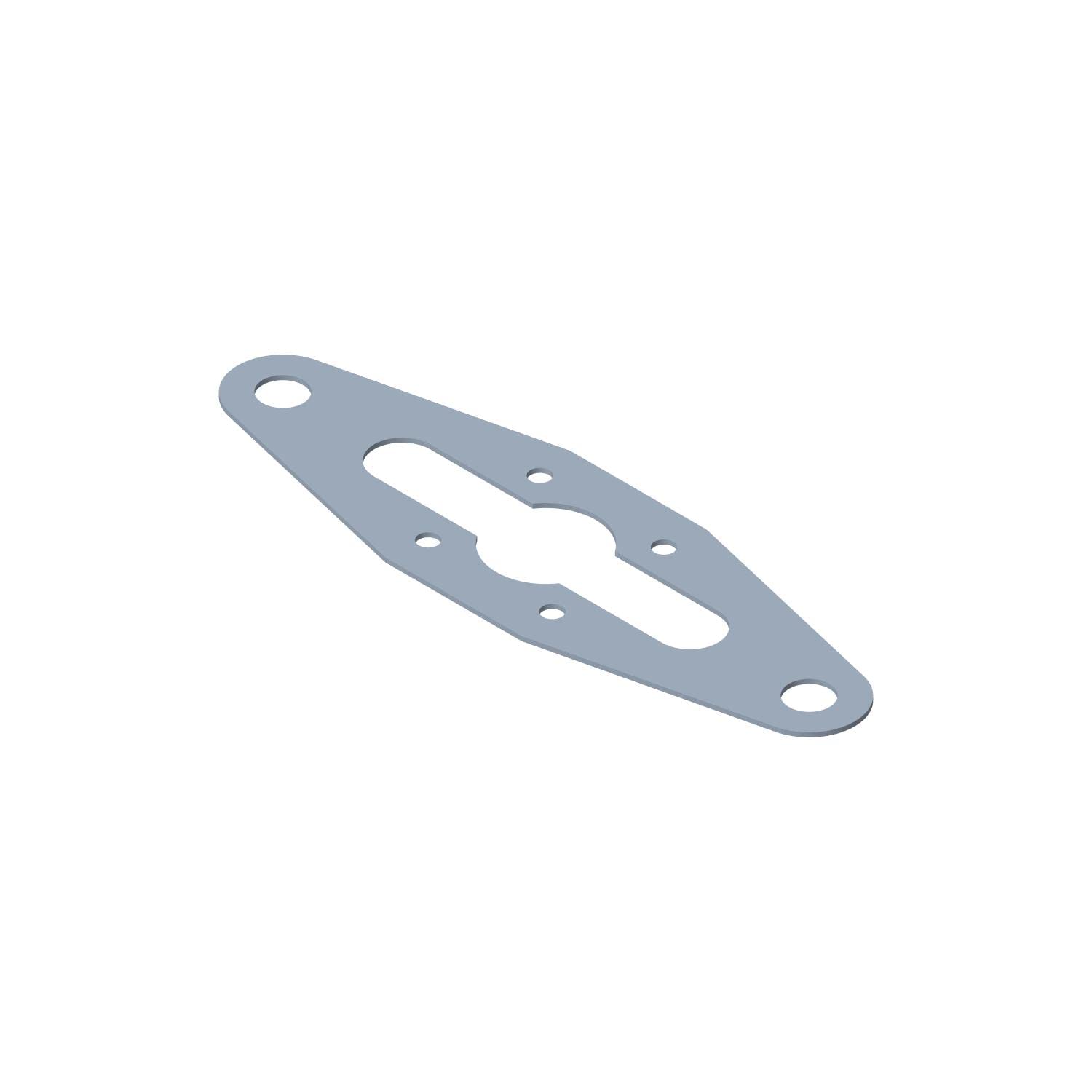 Polaris Snowmobile Exhaust Valve Gasket Base, Genuine OEM Part 5813934, Qty 1