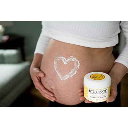 Body Boost Milk & Honey Stretch Mark Butter- Safe for Pregnancy and Nursing- Repair Stretch Marks and Scars- Paraben, Phenoxyethanol Free