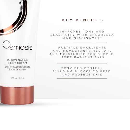 OSMOSIS REJUVENATING Body Cream Lotion, Boosts Collagen to Visibly Sculpt, Smooth and Tone Skin, 6.7 Fl Oz