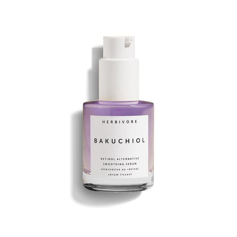 HERBIVORE Bakuchiol Retinol Alternative Face Serum | Smooths Skin, Improves Texture & Elasticity, Reduces Fine Lines & Wrinkles | Plant-based, Vegan, Cruelty-free, 30mL / 1 oz
