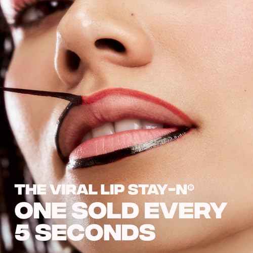 Sacheu Lip Liner STAY-N Peel Off Lip Stain ? Long Lasting Matte Lip Tattoo Transfer Proof Lipstain Infused with Hyaluronic Acid & Vitamin E for All Skin Types ? Vegan & Cruelty-Free, HEY-zel