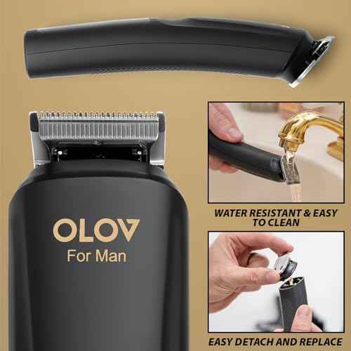 Beard Trimmer, 21 Piece All-in-One Mens Grooming Kit and Hair Clipper, Nose, Ear,Body and Face, Electric Razor with USB Recharge Dock