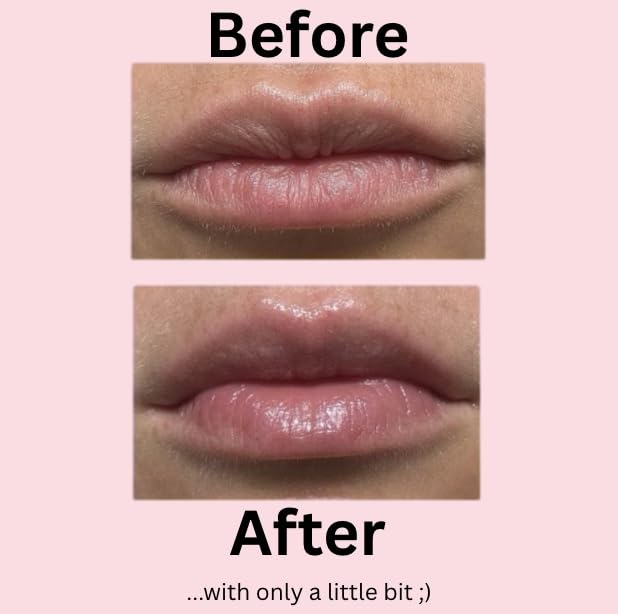 Shea Lip Butter - All Natural 4 Ingredient Lip Balm - for dry cracked lips, travel sized, ultra moisturizing vegan lip balm, for long lasting hydration, natural Peppermint scent