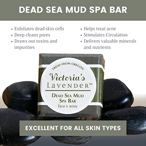 Victoria's Lavender Luxury Gift Basket for Women - Neck Wrap, Body Mist, Hand & Body Lotion, Lip Balm, Soy Candle, Mud Spa Bar & Lavender Sachet, Skin Care Sets, Made in USA Beauty Products For Women