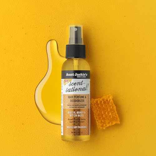 Aunt Jackie's Braid + Twist Collection Scent-Sational Hair Perfume & Deodorizer ? Neutralize Odors and Refresh Hair with Witch Hazel, Biotin, and Honey ? 4 fl oz