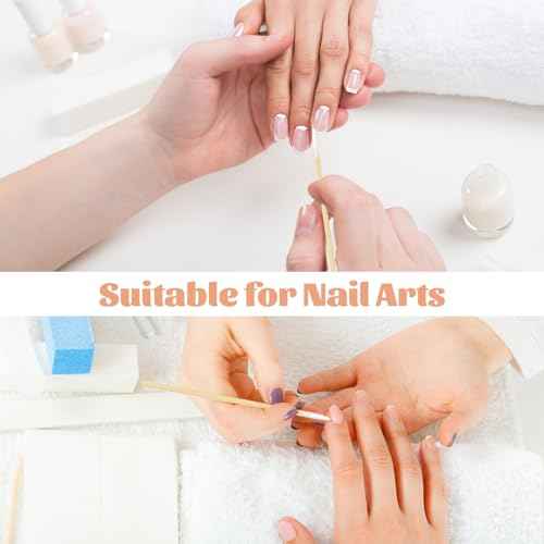 1200PCS Precision Pointed Tips Cotton Swab, 4 inch Microblading Cotton Swabs with Wooden Sticks, Cotton Sticks Applicator for Nail Polish Cleaning, Correcting Makeup Mistakes, Eyebrow, Tattoo,Beauty