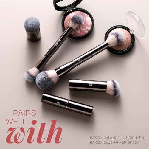 BS-MALL Professional Makeup Brush Set With Portable Case - Eyeshadow Brush, Concealer Brush, Blush Brush & Foundation Brush For Travel 20 Pcs, Labeled Daily Use & Versatile Occasions