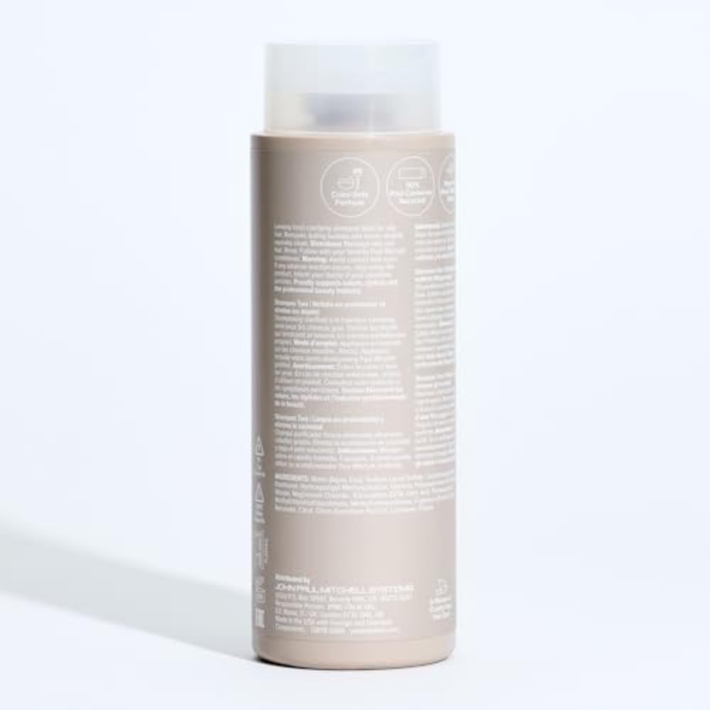 Paul Mitchell Shampoo Two,Clarifying Shampoo,Deep Cleanses + Removes Buildup,For All Hair Types,Especially Oily Hair,33.8 fl. oz.,(Pack of 2)