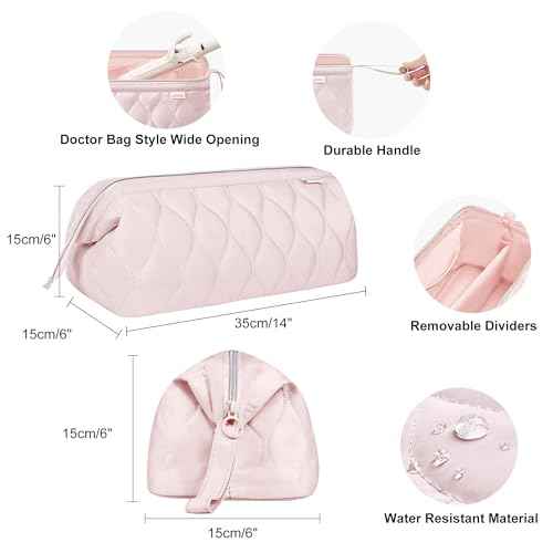 Hair Tools Travel Bag for Shark Flex Fusion Puffer Flexstyle Carring Case Portable Dyson Airwrap Travel Case for Shark Hair Dryer Flat Curing Iron Organizer (Pink)