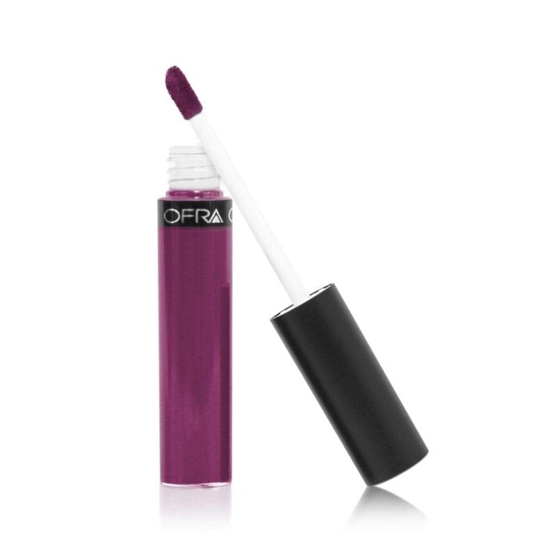 Ofra Long Lasting Liquid Lipstick - Bronx | Black Matte Lipstick for a True Black Color | 8g
