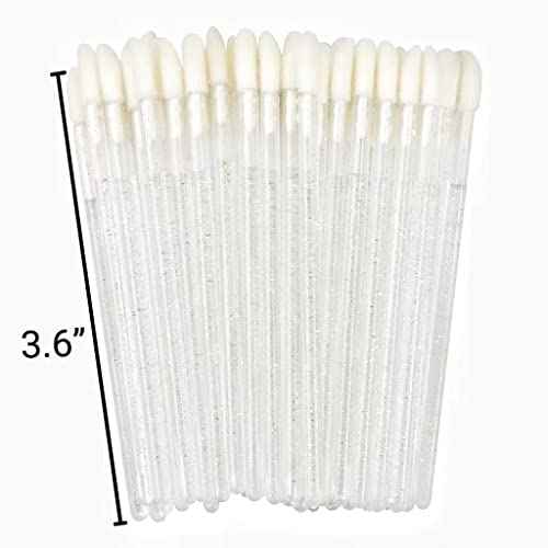 300 Pieces Lip Brush Disposable Lip Gloss Wands Lipstick Applicator