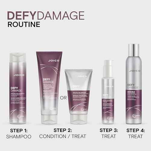 Joico Defy Damage Protective Masque | For Color-Treated Hair | Strengthen Bonds & Preserve Hair Color | With Moringa Seed Oil & Arginine | 5.1 Fl Oz