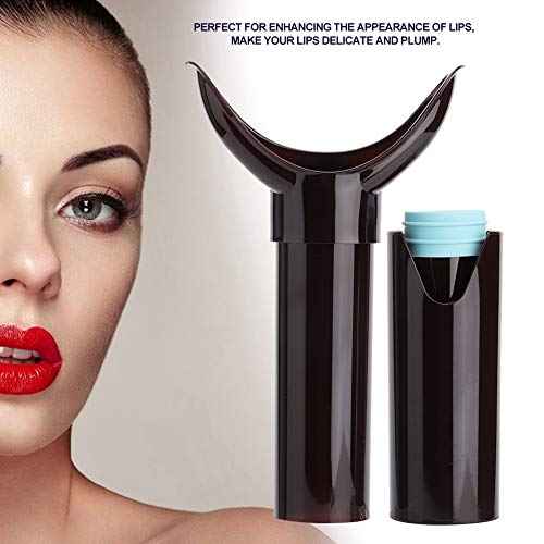 Lip Plumper Device,Portable Silicone Lip Enhancer, Manual Enhancement Accessory,Lips Beauty Tool for Women Girls (Dark Red)(Dark Red)