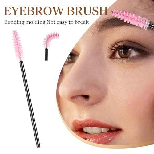 Eyebrow Scissors with Comb and Brush, Portable Eyebrow Trimming Scissors, Stainless Steel Eye Brow Grooming Shears for Men and Women Beard Eyelashes Eyebrows Facial Hair