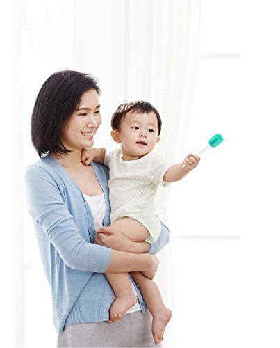 Wellgler's Disposable Oral Care Swabs, Sterile Sponge Mouth Swabs (250pcs, Sky Blue)