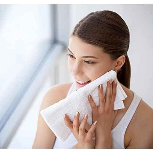 Towel and Linen Mart 100% Cotton - 24 Pack Wash Cloth Set - Flannel Face Cloths, Highly Absorbent and Soft Feel Fingertip Towels (Multi, Pack of 24)