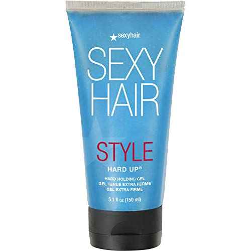 SexyHair Style Hard Up Hard Holding Gel | Extreme Hold | Non-Flaking Formula | All Hair Types