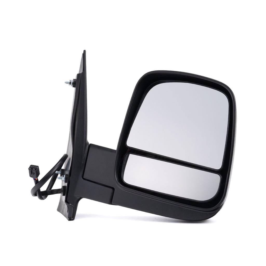 For Chevy Express 2500/3500 2008-2021 Door Mirror Passenger Side | Power Glass | Heated | Textured Black | Replacement For GM132