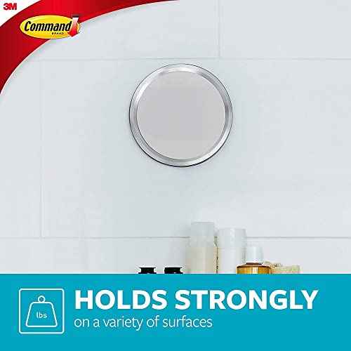 Command Bath Mirror, 2-Pack of 1 Mirror and 2 Water-Resistant Command Strips, Damage Free Bathroom Organization