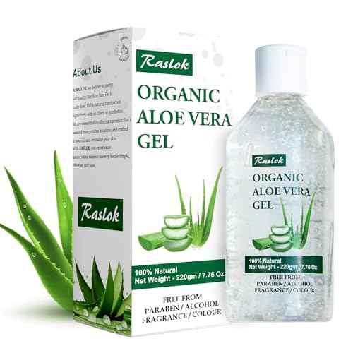 Aloe Vera Gel | 100% Pure Natural Aloe Gel For Moisturizing Face Skin & Hair Care,Durable Moisturizing Hydrating Soothing, Non-Sticky (7.7 OZ)