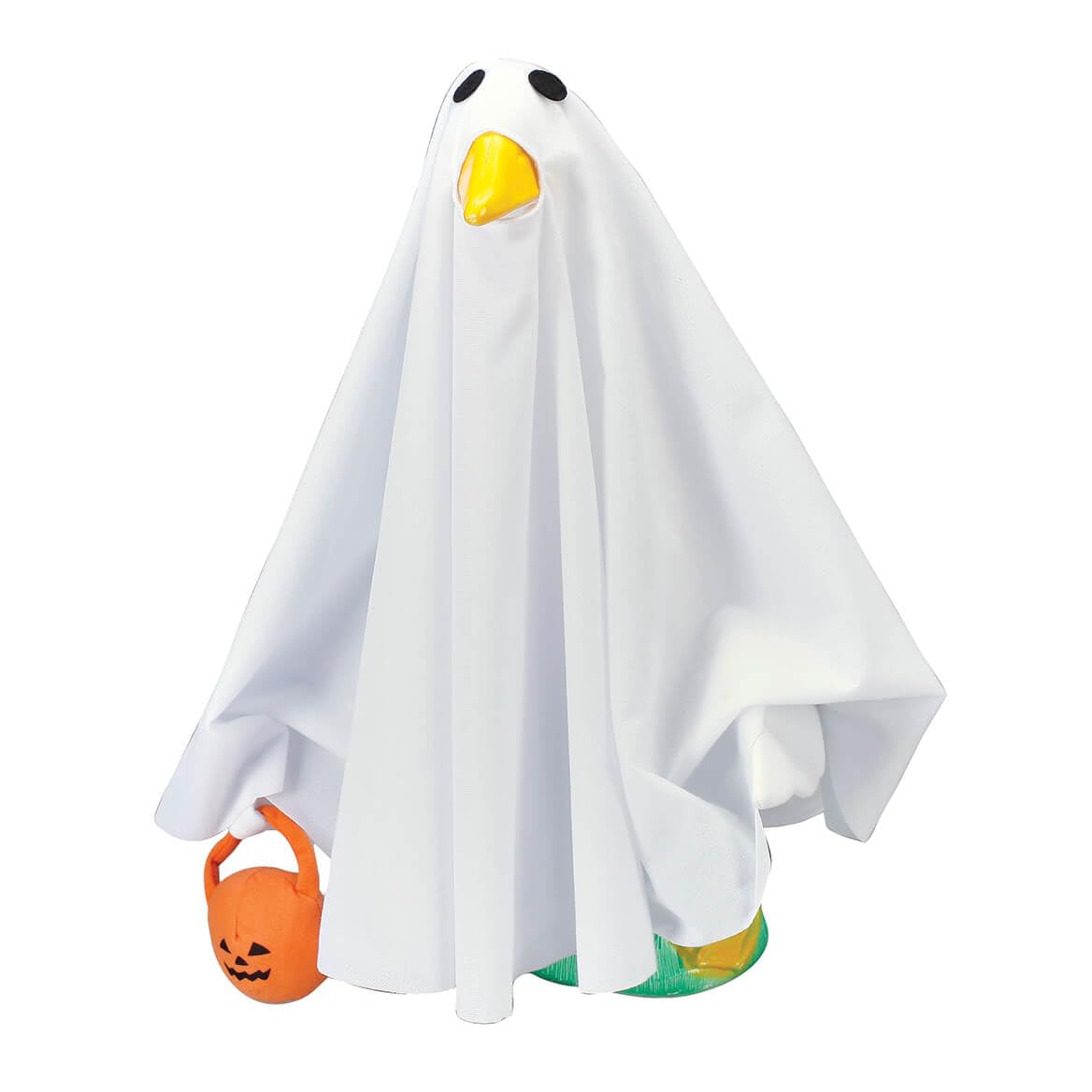 GAGGLEVILLE Ghost Goose Outfit, Fits Large 23" H Statue