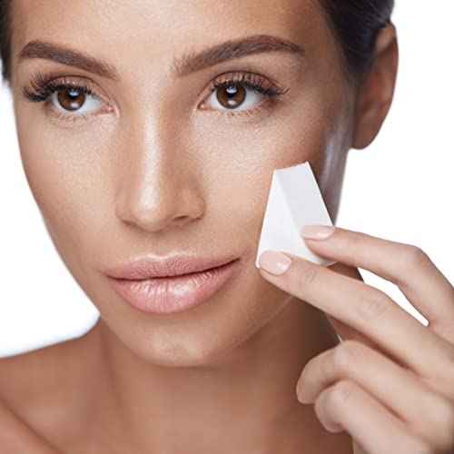 ForPro Professional Collection Beauty Wedges, Latex Free Foam Sponges, Makeup Blenders for Powder and Liquid Makeup, 100-Count
