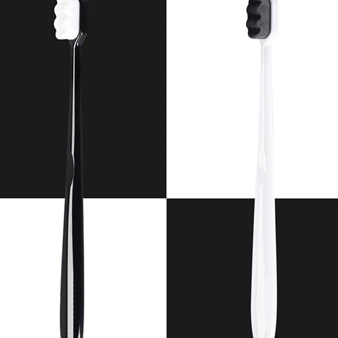 6pcs Micro-Nano Toothbrushes Ultra-fine Soft Bristles Manual Oral Cleaning for Pregnant Women Seniors and Deep Gum Care Comfortable Grip Design
