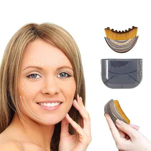 New Lymphatic Contour Face Brush, Lymphatic Drainage Massager for Face,Ergonomically Designed to Fit The Skin Precisely and Relieve Fatigue