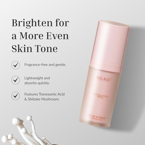 Rapid Brightening Serum with Tranexamic Acid | Dark Spot Corrector for Face, Hyperpigmentation & Uneven Tone | Promotes Clarity, Vegan