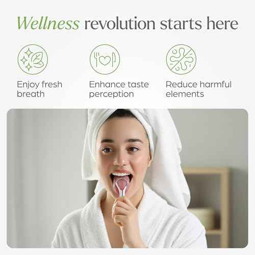Tongue Scraper for Adults with Holder (2 Pack) - Metal Tongue Scraper for Tongue Cleaning and Reducing Bad Breath - Stainless Steel Tongue Scraper for Adults, Tongue Cleaner for Adults