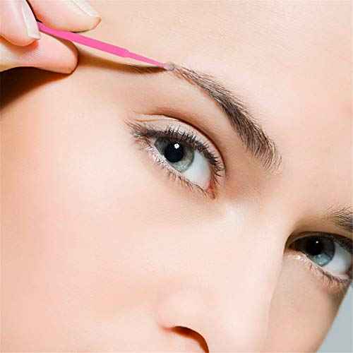 tifanso 400PCS Micro Cotton Swabs, Disposable Eyelash Microswabs for Eyelash Extensions, Lash Brush Applicators Pink(Head Diameter: 2.0mm)