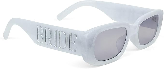 Bride Sunglasses Vintage Small Square Style Perfect Bachelorette Party Sunnies Bridal Shower Accessories