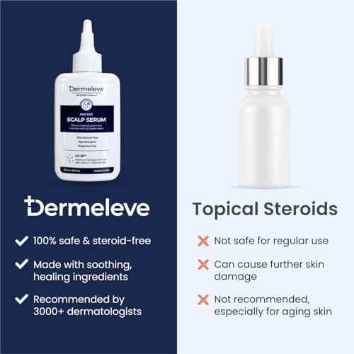 Dermeleve Scalp Serum for Neuropathic Itch, Sebborheic Dermatitis & Scalp Psoriasis | Dry Itchy Leave In Scalp Treatment | Quick Absorbing, Moisturizing & Non-Greasy (1 Pack)
