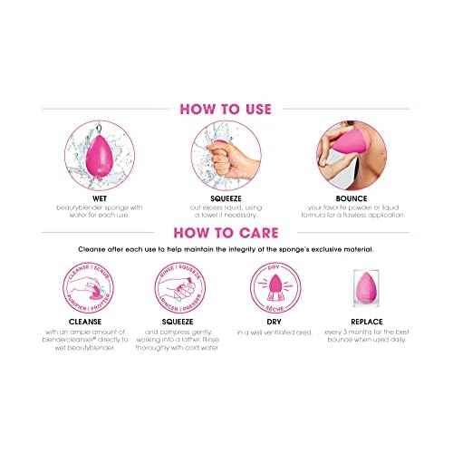 BEAUTYBLENDER Liquid BLENDERCLEANSER for Cleaning Makeup Sponges, Brushes & Applicators, 3 oz. Vegan, Cruelty Free and Made in the USA