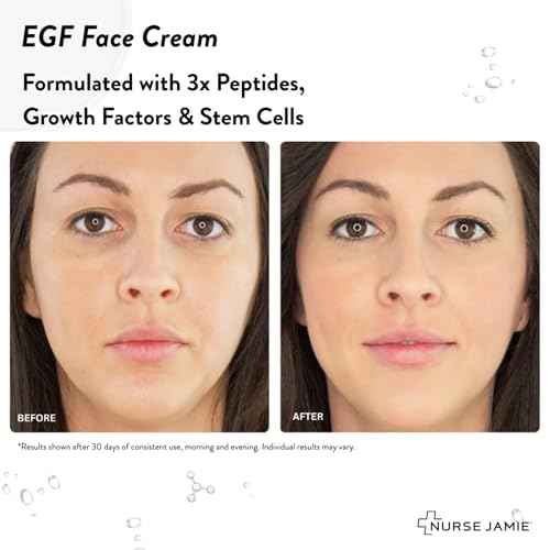 Nurse Jamie EGF Face Cream – Advanced Anti-Aging Moisturizer with Plant Stem Cells & Peptides