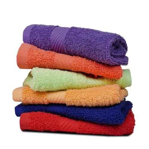 ZUPERIA 100% Cotton Bath Wash Cloths 24 Pack - 12" x 12"- Highly Absorbent Soft Washcloths for Face, Gym Towels, Hotel Spa Quality, Reusable Multipurpose (Dark, Light & Bright Colors)