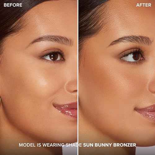 Too Faced Sun Bunny Bronzer | Buildable Luminous Glow for Sun-Kissed Finish + Cruelty Free, 0.28 Ounce