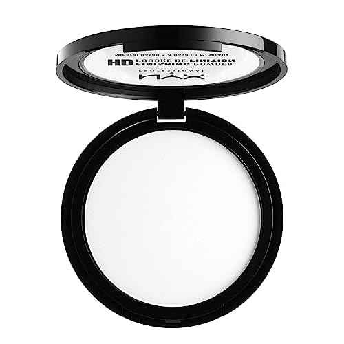 NYX PROFESSIONAL MAKEUP HD Finishing Powder, Pressed Setting Powder - Translucent