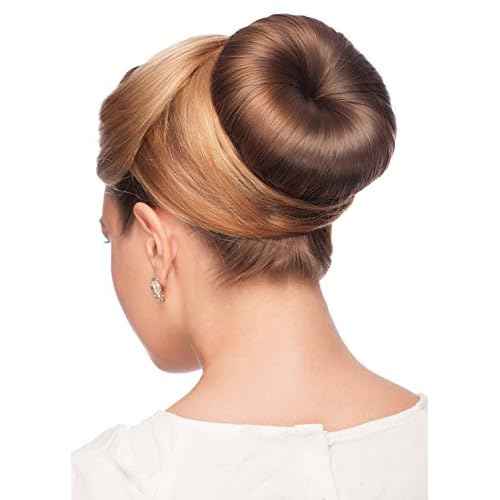Beaute Galleria Magic 4 Pieces Black Foam Sponge Twist Shapers, Hair Bun Maker, Hair Donuts for Ballet Buns (2 Small, Large)