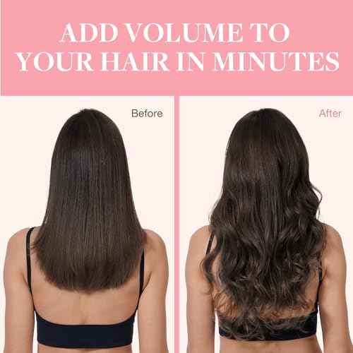 GOO GOO Clip in Hair Extensions Real Human Hair, Remy Human Hair Extensions Clip ins for Women, Natural Human Hair, 20inch 120g 7Pcs, 2 Dark Brown