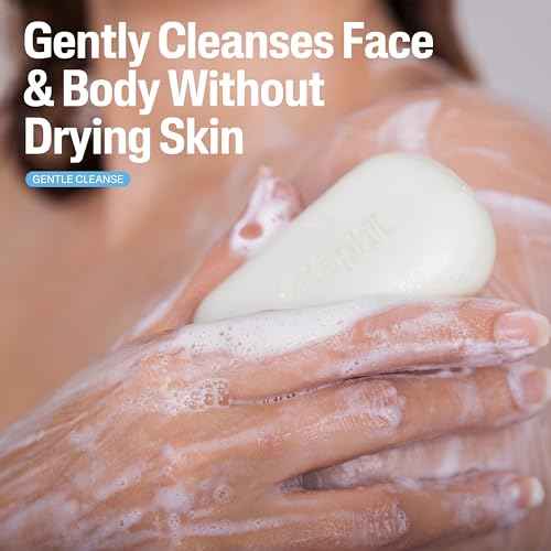 Cetaphil Gentle Cleansing Bar, 4.5 oz (Pack of 6), Nourishing Cleansing Bar For Dry, Sensitive Skin, Non-Comedogenic