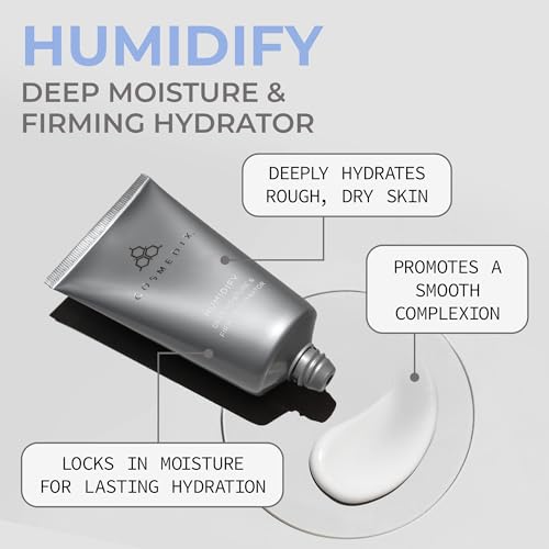 COSMEDIX Humidify Face Moisturizer for Women - Hydrating, Deep Moisturizing, Firming, Anti-Wrinkles Cream for Rough & Dry Skin - Facial Skin Care Products for Softer, Smoother, & Firmer Skin