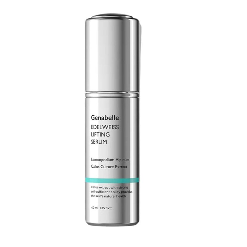Genabelle Edelweiss Lifting Serum – Anti-Aging Formula with Edelweiss Extract, Niacinamide, Peptides for Firming, Hydration & Brightening – 1.35 fl.oz