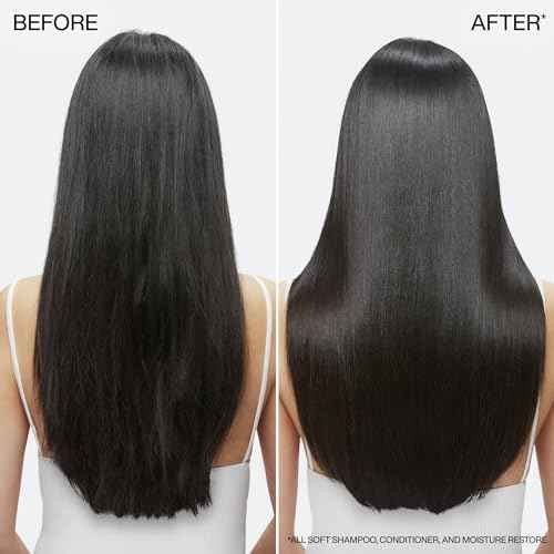 Redken All Soft Shampoo - Moisturizes & Hydrates Dry, Brittle Hair, Gently Cleanses and Softens, With Argan Oil, Safe For Color-Treated Hair