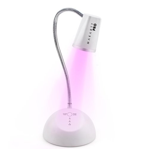 MakarttPro GelFlex Goose Neck Lamp - Professional Soft Gel Flash Cure UV Lamp for Gel Nail Flash Curing, Adjustable Gooseneck Design, Perfect for Nail Technicians, and Enthusiasts