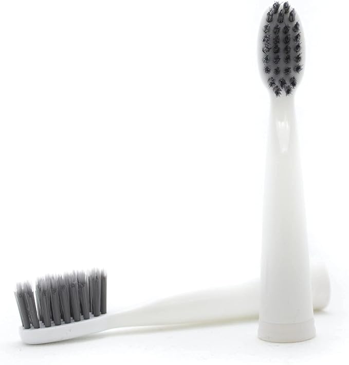 Pop Sonic Replacement Toothbrush Heads (Pack of 2) - Toothbrush Head w/Super Soft Dupont Tynex Nylon Bristles (Go Sonic)