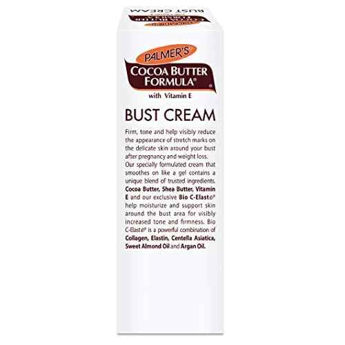 Palmer's Cocoa Butter Formula Bust Cream for Pregnancy Skin Care with Vitamin E, 4.4 oz. (Pack of 3)