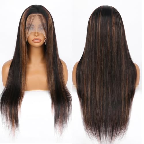 Highlight Ombre Lace Front Wig Human Hair 180 density 22 inch straight wigs human hair 13x4 lace front wigs human hair wigs for black women